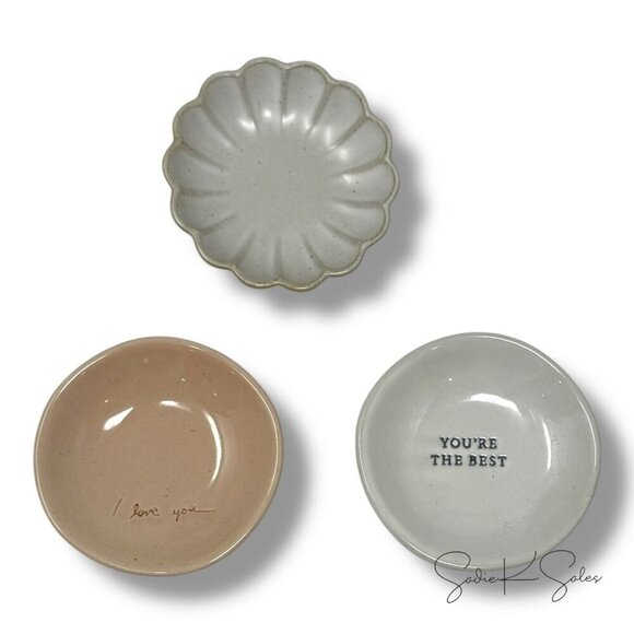 Hearth & Hand Magnolia You're the Best Ceramic Trinket Dish Cream/Blue - Target - Picture 4 of 5